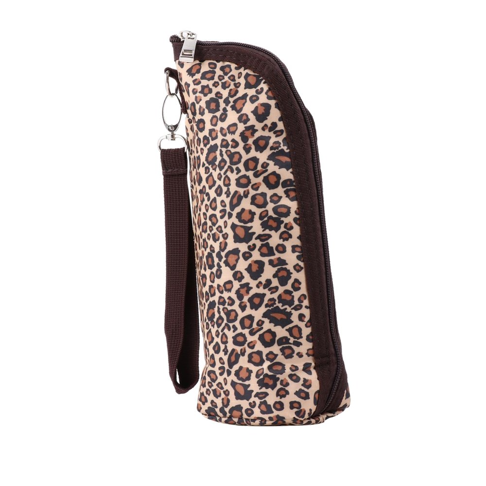 LOLIPPYY 1pc Insulation Milk Bottle Pouch Stylish Leopard Print for Easy Cleaning