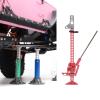 1/10 Scale Slideable Jack Life Lifting Jack Decoration Metal RC Vehicle Accessories for Controlled Toys RC Crawler Car, Red view 3