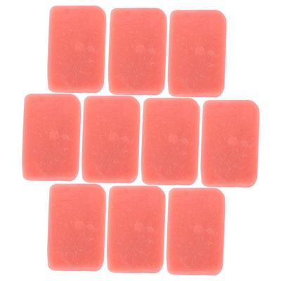 SOPOTUTU 10pcs Realistic Fake Luncheon Meat Slices for Boys and Girls Play Decorative Kitchen Toy