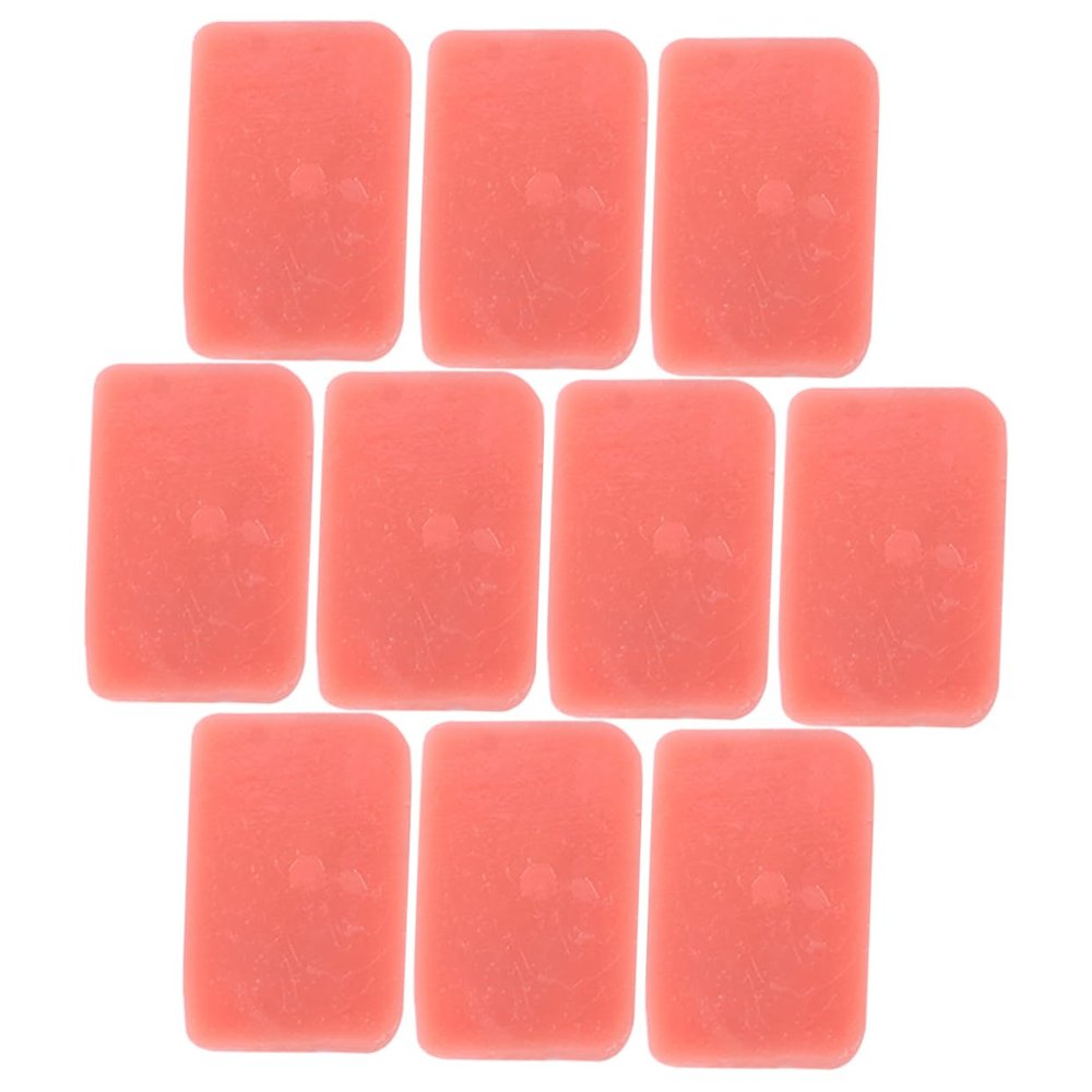 SOPOTUTU 10pcs Realistic Fake Luncheon Meat Slices for Boys and Girls Play Decorative Kitchen Toy