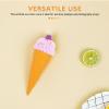 PRETYZOOM Realistic Ice Cream Cone Prop Lifelike Fake Ice Cream Cone Model for Shop Decor and Party Food Display view 2