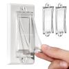 2 Light Switch Guard Cover, Baby Proof Wall Switch Cover Guard for Rocker Light Switch Protects Your Lights or Circuits from Being Accidentally Turned On or Off (Clear) view 1