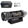 HOENTECH WS-15 Turbofan Engine Kit That Runs, 1/18 Aircraft Turbofan Engine Model, 3D Printed Assembly Simulation Turbine Toy Physics Experiment Set for Adults view 1