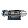 HOENTECH WS-15 Turbofan Engine Kit That Runs, 1/18 Aircraft Turbofan Engine Model, 3D Printed Assembly Simulation Turbine Toy Physics Experiment Set for Adults view 3