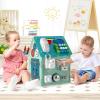 GLACER Montessori Busy Box, Wooden Sensory Board for Fine Motor Skills, Preschool Learning Early Educational Toys Game Board, Busy House Toys for Toddlers, Gift for Boys & Girls Aged 3+ view 2