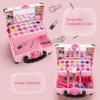 Alomejor Real Makeup Kit, Safe and Washable Cosmetics, Ideal Little Girls, with Exquisite Cosmetic for Travel Use view 4