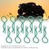 10PCS RC Body Clips for 1/5 1/6 1/8 1/10 RC Car, R Shape Metal Body Clips Pins RC Car Shell Clip for Remote Control Car Shell (Green) view 3