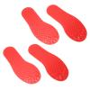 2 Pair Foot Shaped Floor Markers, Non Slip PVC Feet Carpet Markers with Fun Exercise and Educational, Versatile for Sports, Games, Classroom Activities, Ideal for Cognitive (Red) view 4