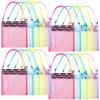 Boao 20 Packs Mesh Beach Bag Sand Toy 9.5 x 9 Inch Seashell Collecting Bag Outdoor Swimming Beach Accessories Gift for Boys and Girls (Bright,Cartoon Pattern) view 1