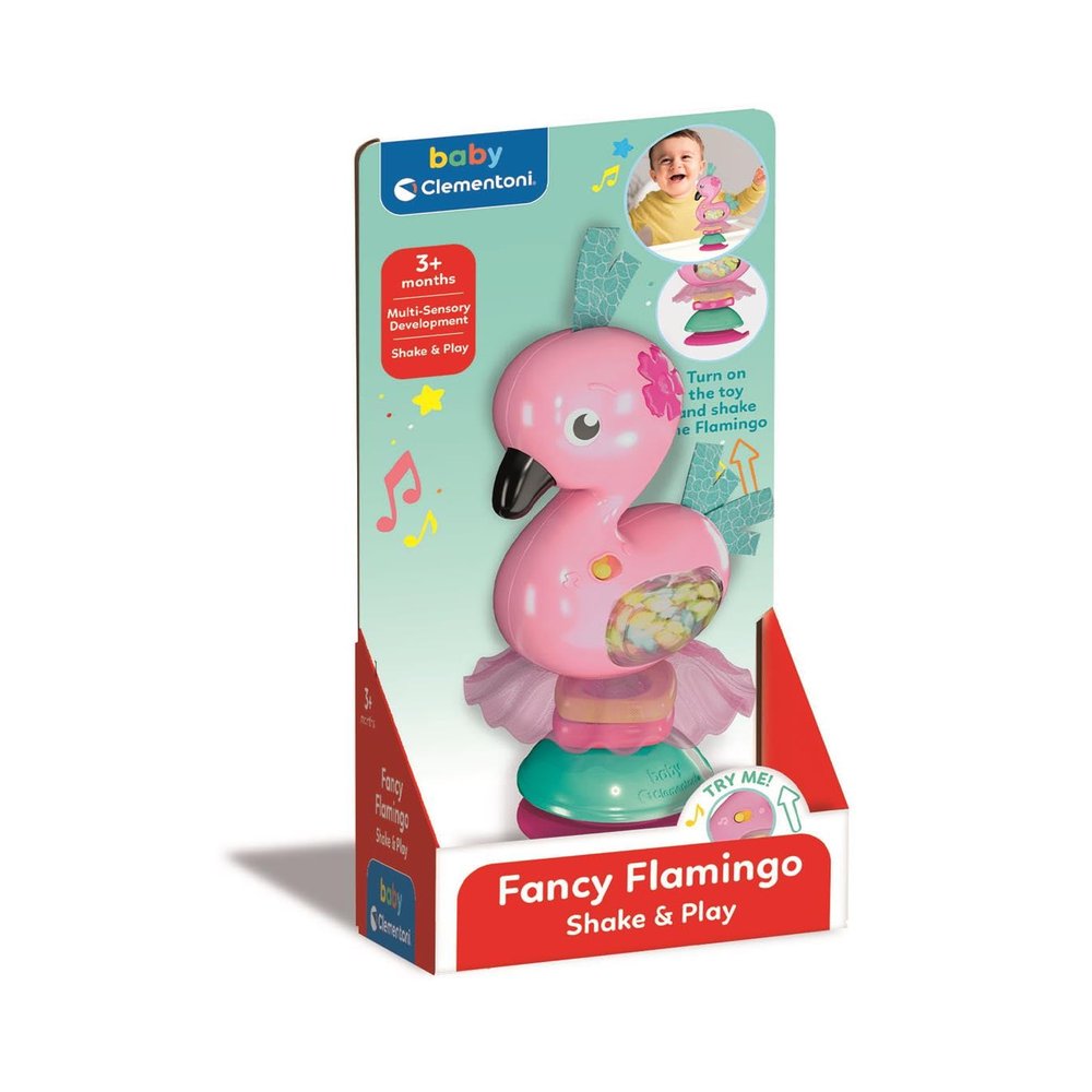CLEMENTONI - FANCY FLAMINGO - SHAKE & PLAY - 17572