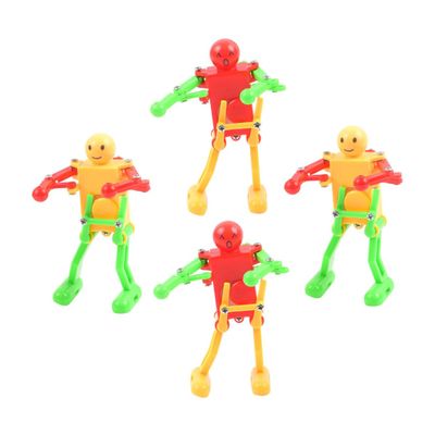 Milisten 4pcs Fidget Toy Clockwork Soldier Ornament Soldier Doll Craft for Decor Material Long Use Random Color