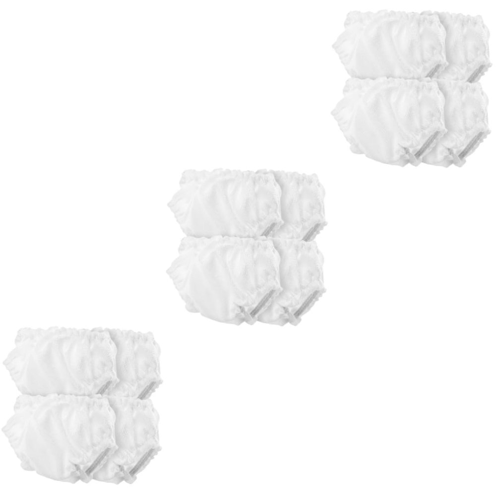 BESPORTBLE 3sets 4pcs Plush Bear Doll Underpants Soft Costume Accessories for Pretend Play for Stuffed Animal Decor Creative Imagination Activities Replacement Underwear 4pcs*3