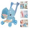 Toddmomy Shopping Cart Cartoon Grocery Cart for Pretend Play Lightweight Portable Shopping for Present for Role Play and Scene Simulation view 4