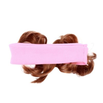 ELAYARD 1pc Boys and Girls Hair Headdress Wig Lovely Bun Design Hair Prop for Parties and Daily Decoration Headband Soft Material Yellow