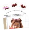 ELAYARD 1pc Boys and Girls Hair Headdress Wig Lovely Bun Design Hair Prop for Parties and Daily Decoration Headband Soft Material Yellow view 2