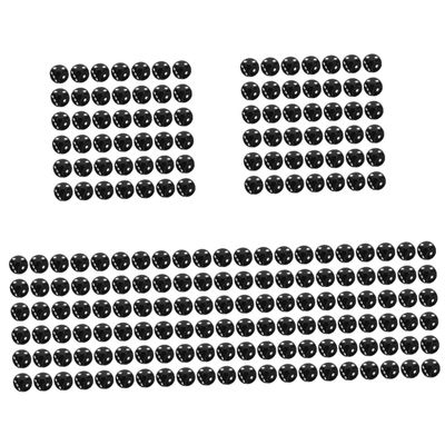 BESPORTBLE 5sets 50pcs Acrylic Sided Dice for Tabletop Games Party Accessories Standard Game Dices 50pcs*5