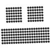 BESPORTBLE 5sets 50pcs Acrylic Sided Dice for Tabletop Games Party Accessories Standard Game Dices 50pcs*5 view 1