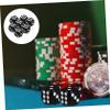 BESPORTBLE 5sets 50pcs Acrylic Sided Dice for Tabletop Games Party Accessories Standard Game Dices 50pcs*5 view 4