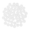 Kisangel 50pcs Rattle Toy Accessories Plastic Ring Box for Stroller Crib for Developing Tactile Senses and Hand-Eye Coordination Safe and Noise Maker view 1