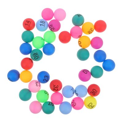 Kisangel 40pcs Colorful Bingo Prize Multi Numbered Raffle for Parties Games and Celebrations Vibrant Party Decorations and Fun Lottery Toys