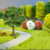Alipis Model Trees: 4.7inch Architecture Miniature Trees - Diorama Supplies for DIY Crafts Building Model Railway Scenery Landscape Supplies view 4