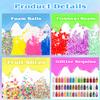 175 Pack Slime Making Supplies Kit, Slime Add Ins Accessories Includes Slimes Charms, Foam Balls for Making Creative Slimes Kit view 2