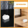 Abaodam 2pcs Non- Cup Connectors for Boy Girl Playpen Stabilizers for Safety Easy to Install Base Compact Design view 3