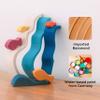 AVDAR Wooden Rainbow Stacking Toy, Wave Little Fish BlocksLearning Educational Toys for Toddlers view 4