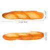 WHAMVOX Fake French Bread Bakery Display Prop Realistic Simulation Food Model for Creative Decoration Teaching and Sketching Design for Food Photography view 2