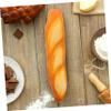 WHAMVOX Fake French Bread Bakery Display Prop Realistic Simulation Food Model for Creative Decoration Teaching and Sketching Design for Food Photography view 4