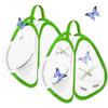 Butterfly Habitat 2Pcs 8.8x8x10 Breathable Foldable Fine Mesh Butterfly Cage with Handle & Zipper Closure for Kids When Playing Outside view 2