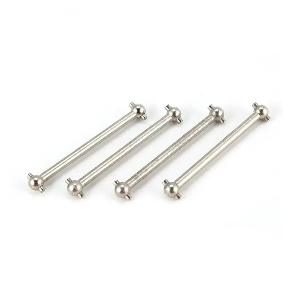 for Wltoys A959/A949/A969/A979/K929-B A959 Part Metal Rear Drive Shaft Transmission Accessories RC Car Spare Parts Kit RC Car DIY Parts(Silver)
