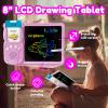 MoLingvora Writing Tablet with Bilingual Flash Cards for Kids, Arabic, Pink view 2
