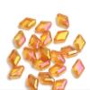 10x15mm Rhombus Shape Quartz Beads Two Color Gradients Beads For Making DIY Bracelet Pendant,green,10x15mm About 20pcs view 2