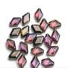 10x15mm Rhombus Shape Quartz Beads Two Color Gradients Beads For Making DIY Bracelet Pendant,green,10x15mm About 20pcs view 3