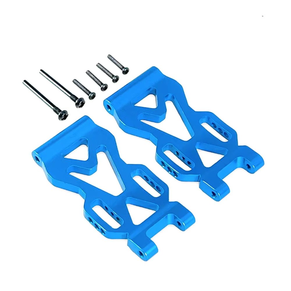 for SCY 16101 16102Pro 16103 Aluminum Alloy Suspension Arm Rear Lower Sway ArmsUpgrade RC Car Metal Parts Accessories Replacement RC Car DIY Parts(Blue)