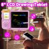 MoLingvora Writing Tablet with Bilingual Flash Cards for Kids, German, Pink view 2