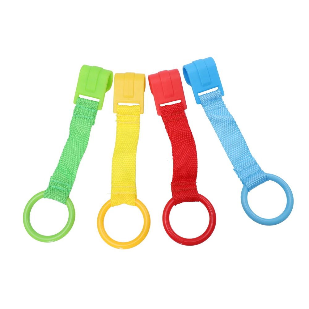 KESYOO 4pcs Learning Stand up Pull Ring Cot Rings for Toddlers Safe and Mobile Toy for Year Old Boy
