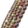 4 6 8 10 12mm Natural Dragon Blood Jasper Gemstone Gem Round Loose Beads for Making 1 Strand 15",Natural Dragon Blood,8mm X 42Pcs view 1