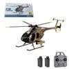 C189 MD500 Remote Control Helicopter for Adults, 1/28 Scale 4CH Single-Rotor Helicopter with 6-Axis Gyro and Brushless Motor, 2.4GHz RC Aircraft RTF with Optical Flow Localization (2 Batteries) view 1