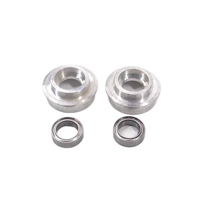 2Pcs Drive Shaft Bearing Spare Parts for 1/16 Heng Long RC Tank Model 3938/3918/3908/3899/3889/3818 Tiger 99A T90 2A6(Metal-3938)