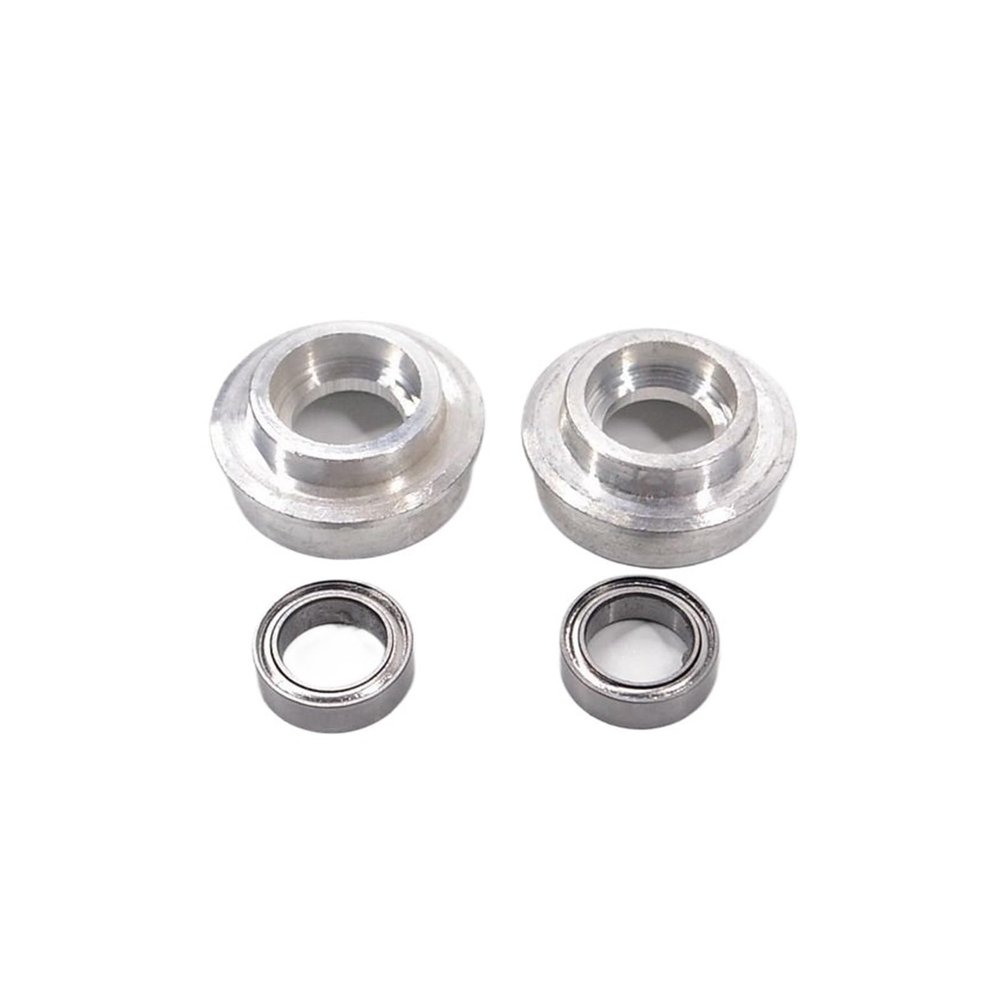 2Pcs Drive Shaft Bearing Spare Parts for 1/16 Heng Long RC Tank Model 3938/3918/3908/3899/3889/3818 Tiger 99A T90 2A6(Metal-3938)