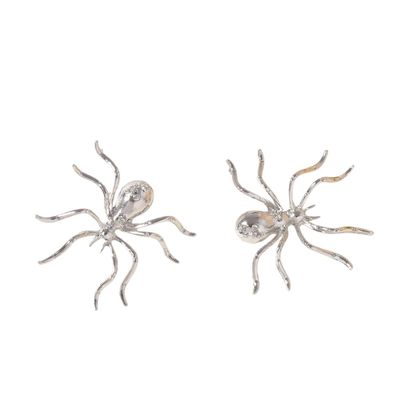 New 2026 2025 New Zaa Personality Golden Alloy Spider Earrings Jewelry Fashion Accessories Creative Gift
