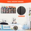 2 Pack Storage Case Compatible with Hot Packaged Wheels Cars, Wood Toy Car Display Case Wall Mount for Diecast Cars, Two Model Car Display Shelf Rack Holds Up to 42, Black view 3