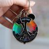 Zhuaguo Color Fidget Enamel Pin, Color Fidget Wheel for Artists, 3 in 1 Pin & Keychain & Magnet Anxiety Relief Badge (1Pcs) view 3