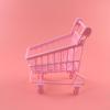 Toddmomy 2 Pack Mini Pink Shopping Cart Desktop Organizer, Cute Plastic Miniature Grocery Cart for Kids Play, Office Desk Accessories, Party Favor Gift view 4