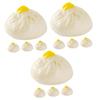 BESPORTBLE 16pcs Highly Realistic Fake Steamed Stuffed Bun Toy Simulation Food Craft for Kitchen Decor Photography Prop view 1