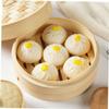 BESPORTBLE 16pcs Highly Realistic Fake Steamed Stuffed Bun Toy Simulation Food Craft for Kitchen Decor Photography Prop view 2