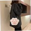 KESYOO Plush Bear Storage Pouch Animal Bag Cute Pouch for Girls Travel Bag Cartoon Shape view 3