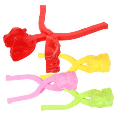 BESPORTBLE 4pcs Cute Molds Pliers Winter Outdoor Toy for Boys and Girls Boys and Girls Toys Snow Clip Makers Clip
